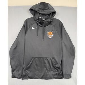 Nike Princeton Tigers Black Hoodie Sweatshirt Mens Medium M Embroidered Pullover